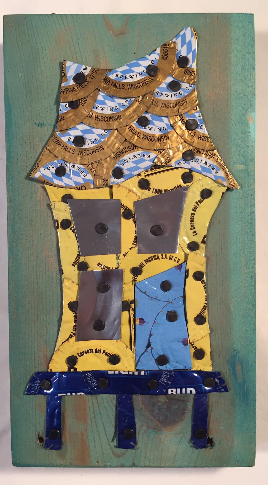 Bottle Cap Art by Kristie