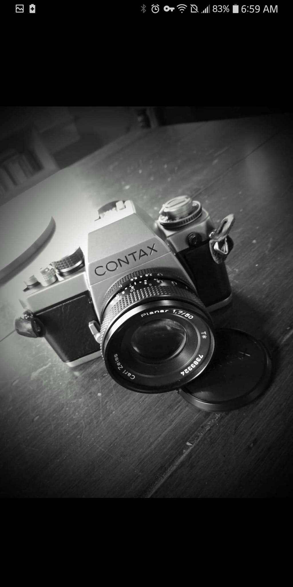 Contax S2 with Zeiss 50mm and 85mm T* Planar lenses