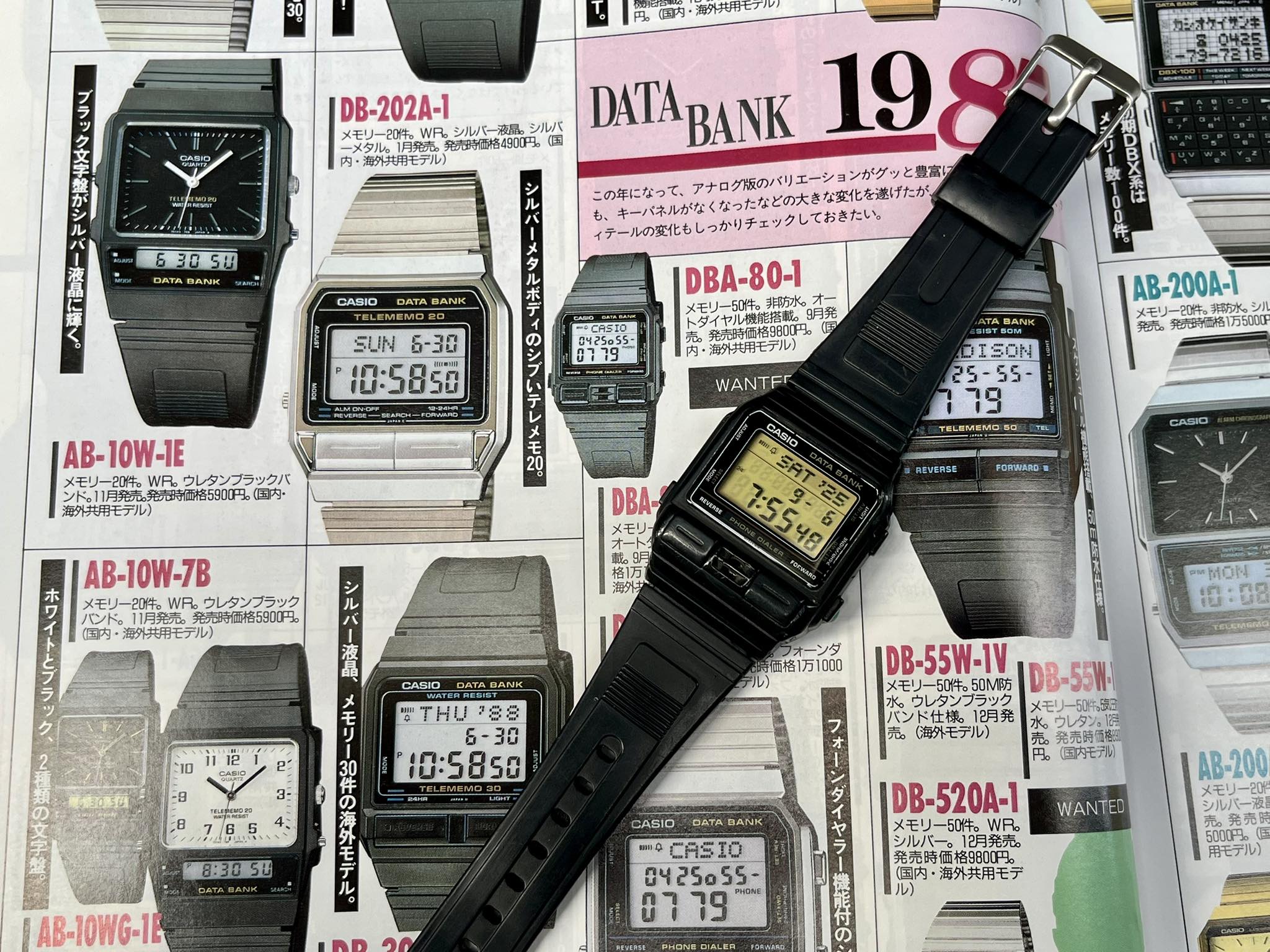 DATA BANK 1987 Casio DBA-80-1 IG: casio_80s