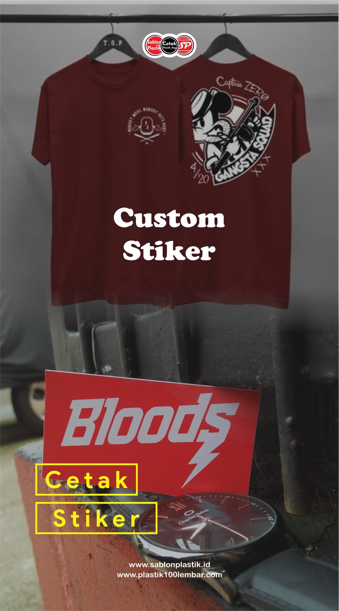 Cetak Sticker Desain Suka2 Custom... - Sablon Plastik Id | Facebook