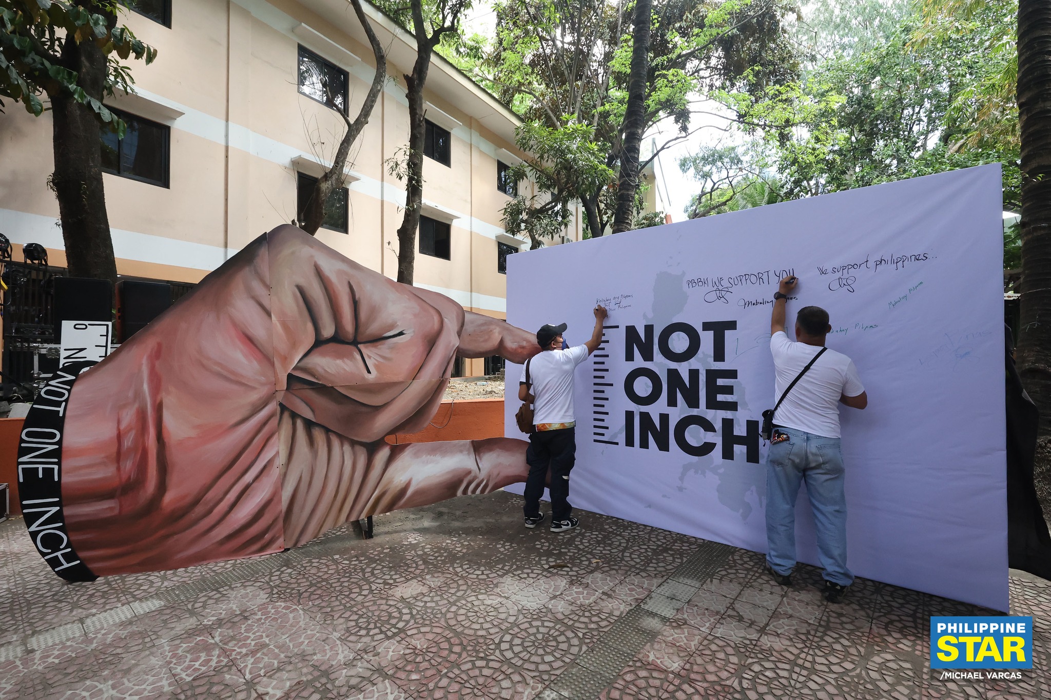 Philippine - Members of Alliance of West Philippine Sea Watchers sign ...
