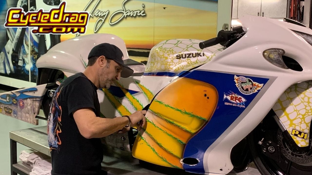 CycleDrag - The new NHRA Suzuki #Hayabusa body is here and... | Facebook