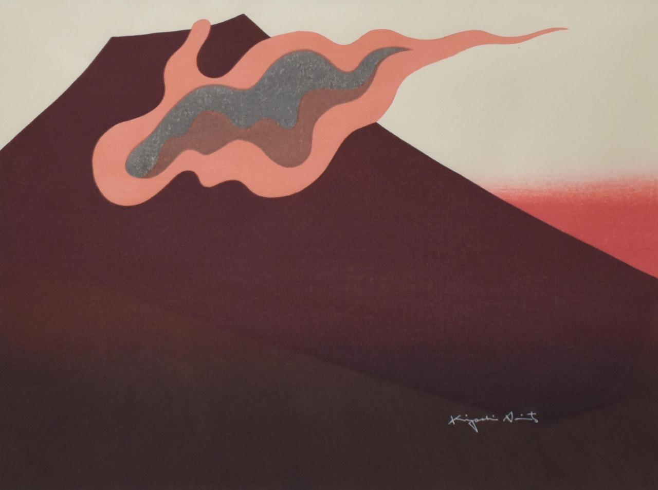 Lena - SAITO Kiyoshi（斎藤清 Japanese, 1907-1997） Sacred mountain