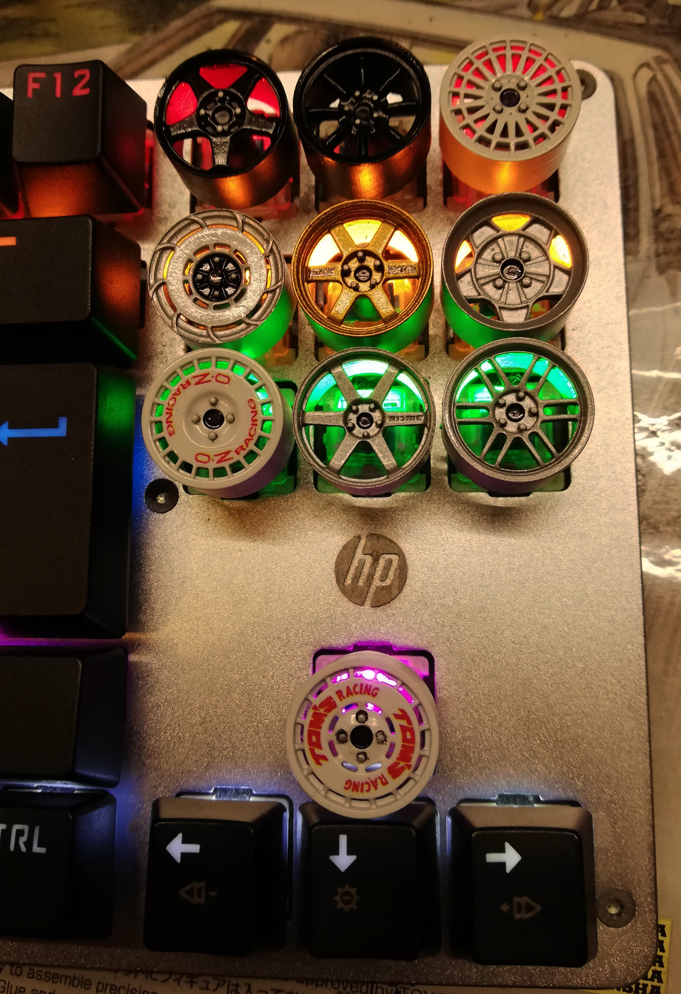 keycaps painted and detailed... - Scale Modeller Option Parts