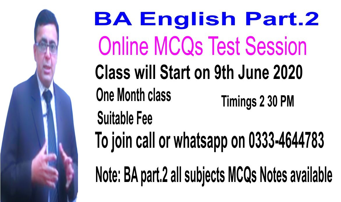 BA English - For Demo Test Visit:...