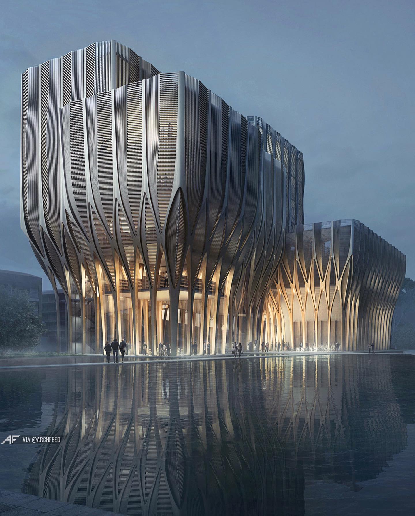 ArchFeed - 🏙 Sleuk Rith Institute | by Zaha Hadid...