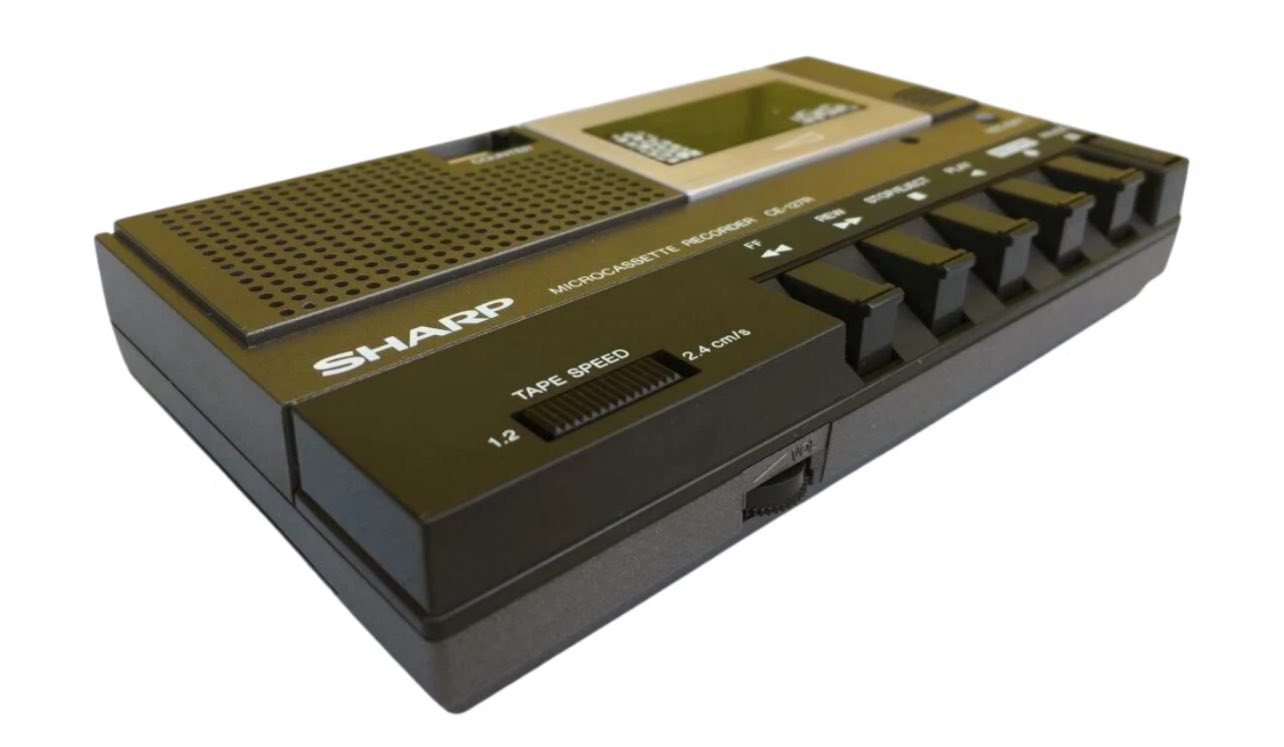 SHARP シャープ CE-127R マイクロカセットレコーダー Sharp CE-127R microcassette recorder for pocket computers