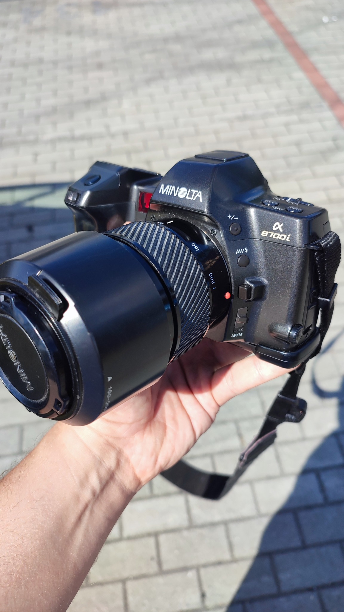 Minolta Alpha 8700i camera found at flea market