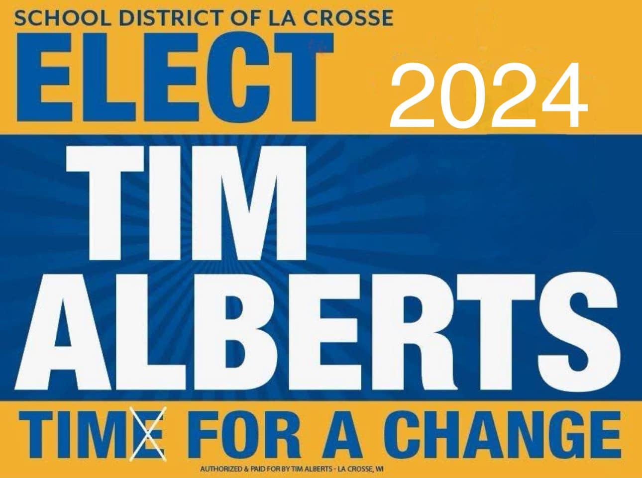 Tim Alberts School Board Candidate