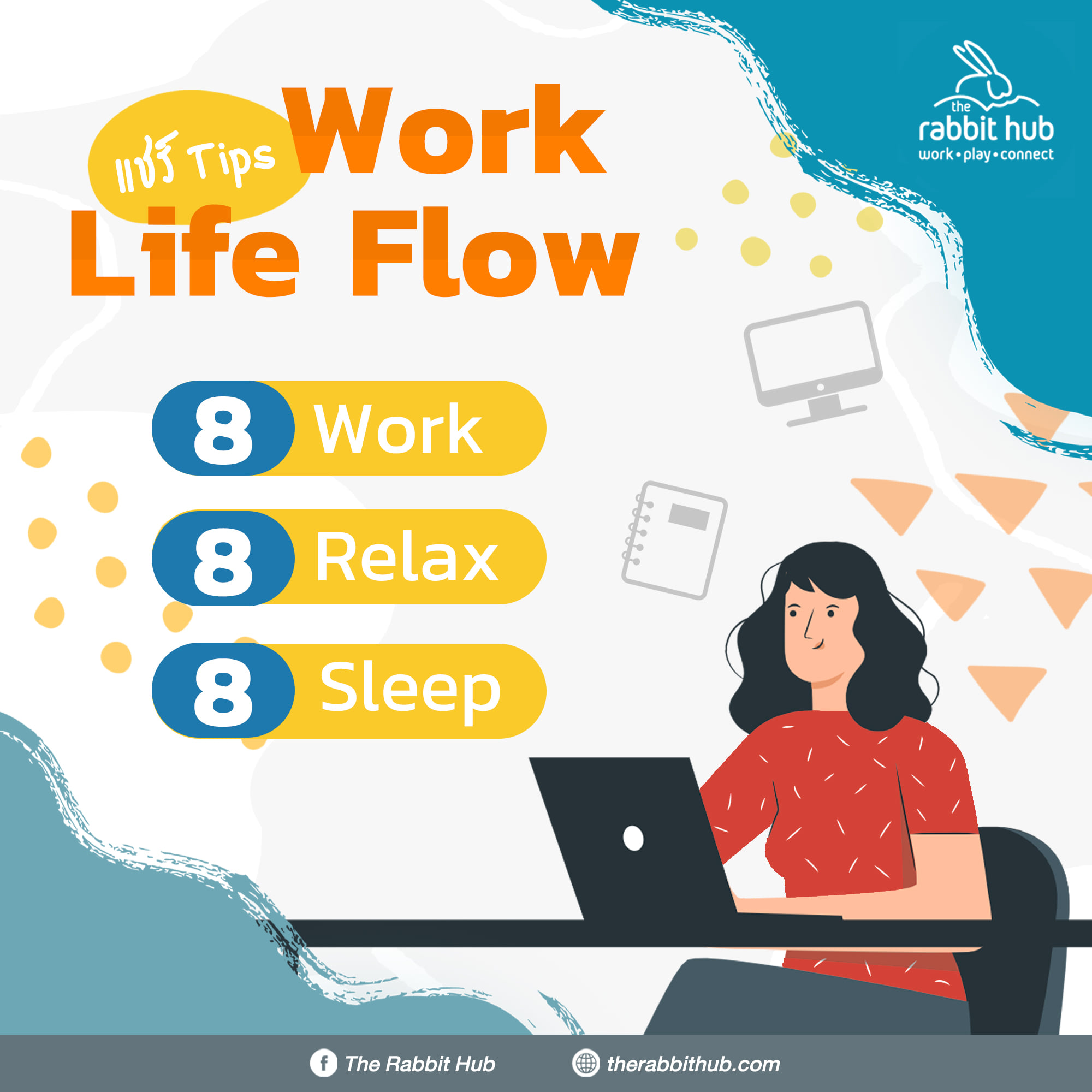 The Rabbit Hub - 🖥📌 #แชร์TipsWorkLifeFlow หลายบริษัทกลับมา... | Facebook