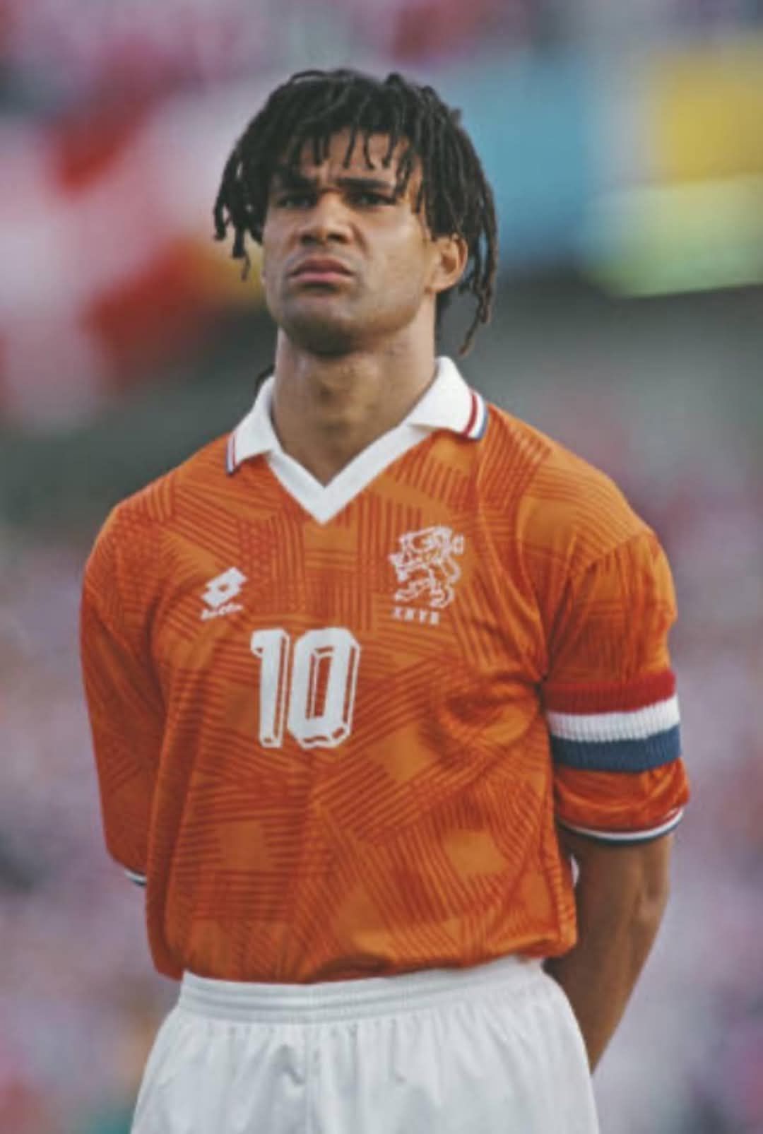 Ruud Gullit marked in 1990 world cup