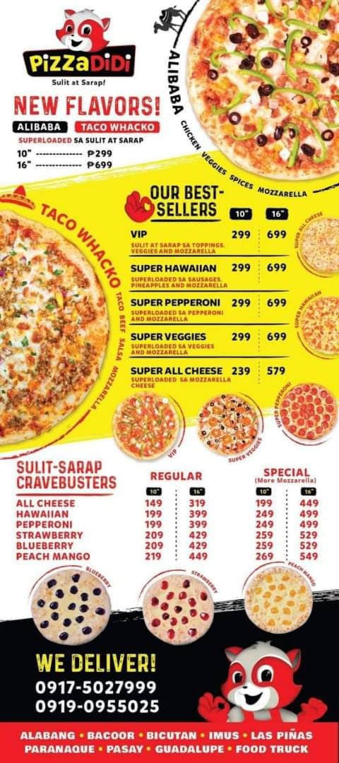 PizzaDiDi - Party ba? 🥳 Or craving lang sa masarap at cheesy na pizza ...