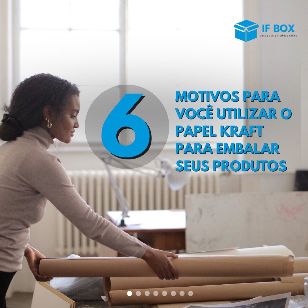 IF Box - O Papel Kraft é uma ótima opção para embalar seus...