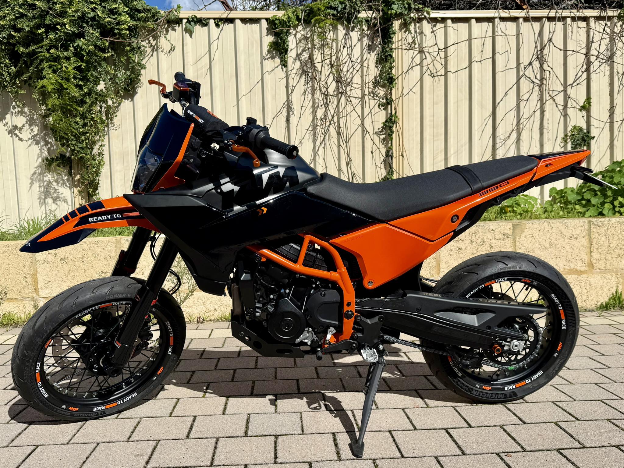 KTM SMCR 390 customization with powerparts