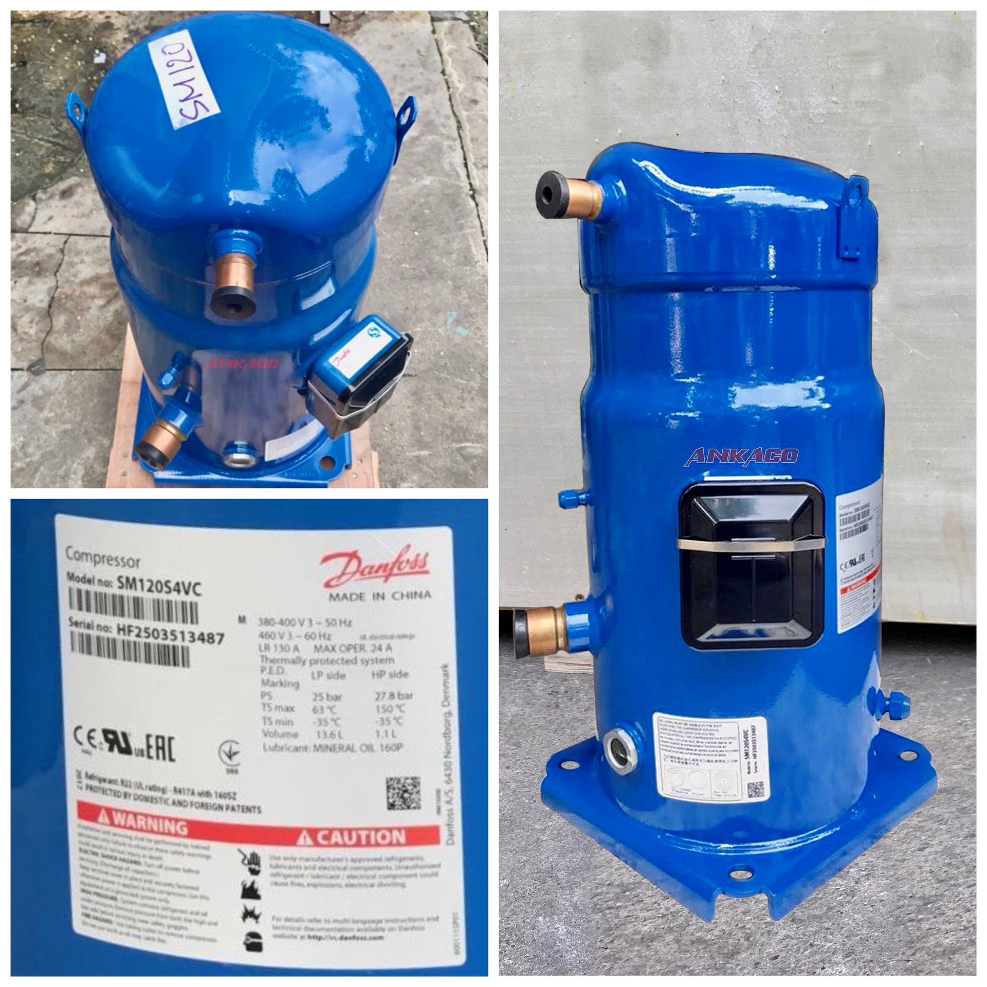 Bán - Thay thế block Danfoss... - Máy nén lạnh copeland