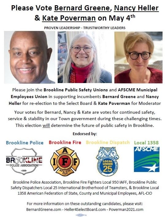 The Brookline Police Association... - Brookline Police Union