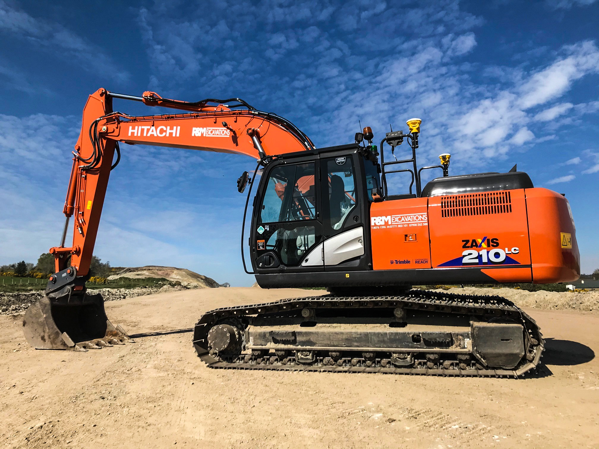 SUNNY NEW ARRIVAL AT P & M EXCAVATIONS, OMAGH You could be fooled