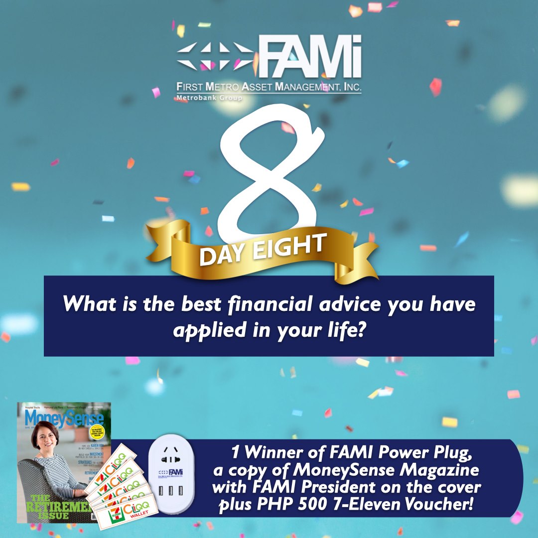 First - It's Day 8 of First Metro Asset’s 12 Days of Christmas Fun ...