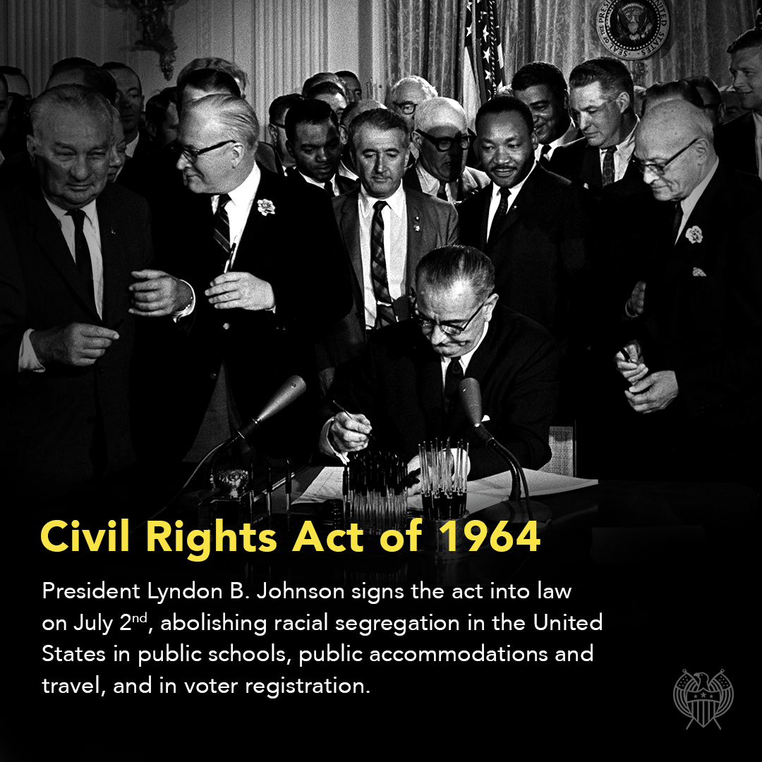 On this day in 1964, President... - U.S. Senate Democrats | Facebook