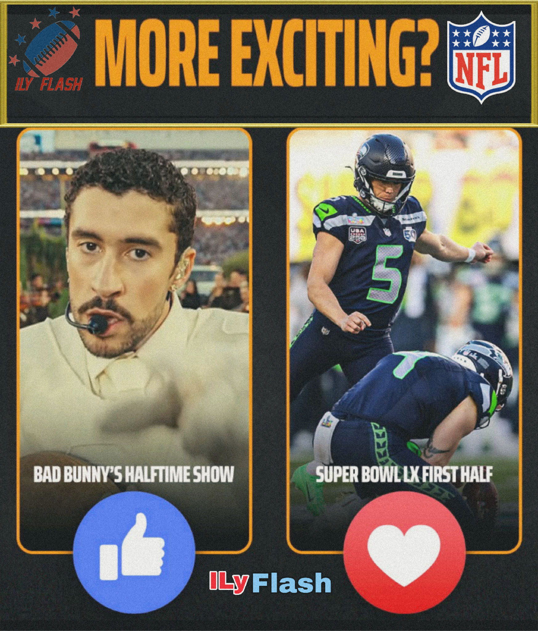 Halftime score: 9-0 Seahawks lead, tune in for the Super Bowl LX