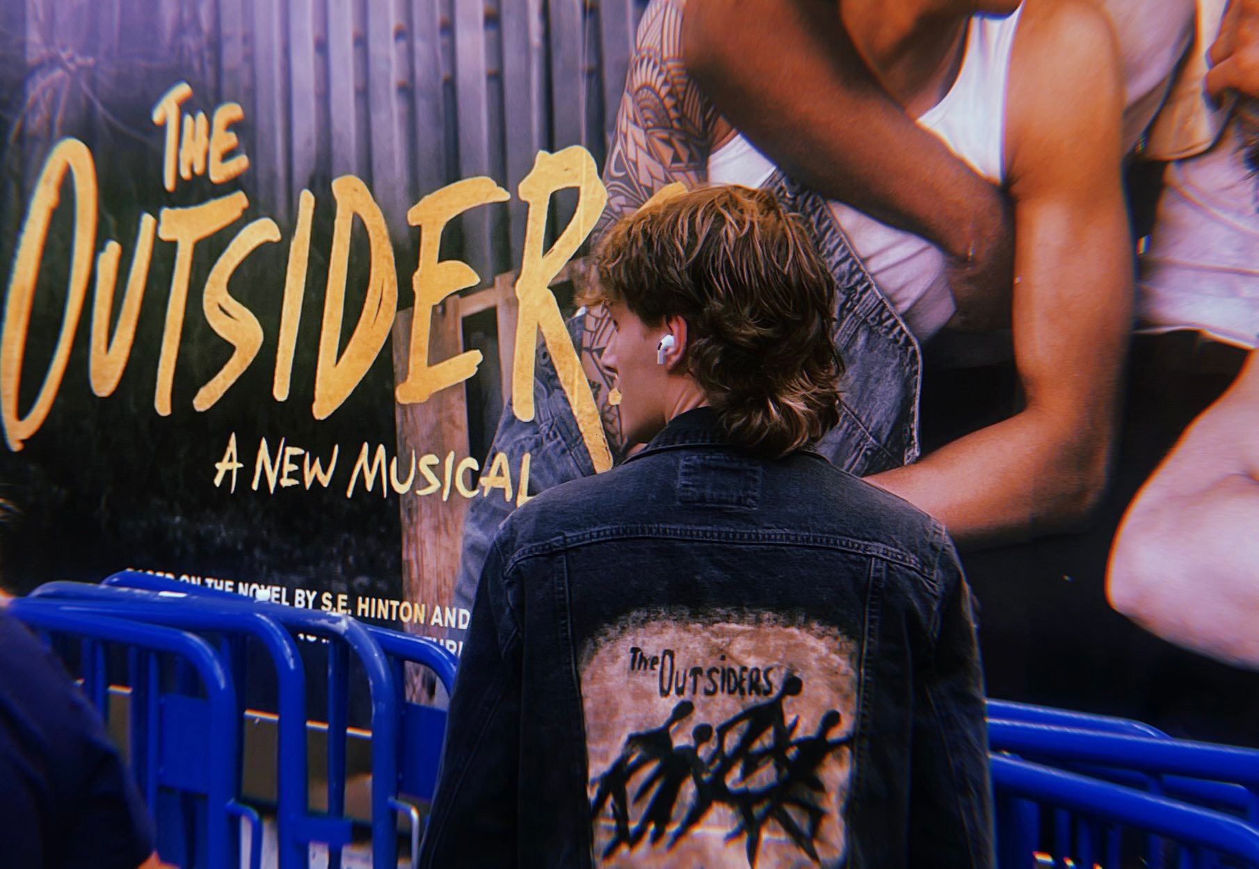 Band of Outsiders Denim Jacket デニム ジャケット The Outsiders musical fan shares story of custom jacket