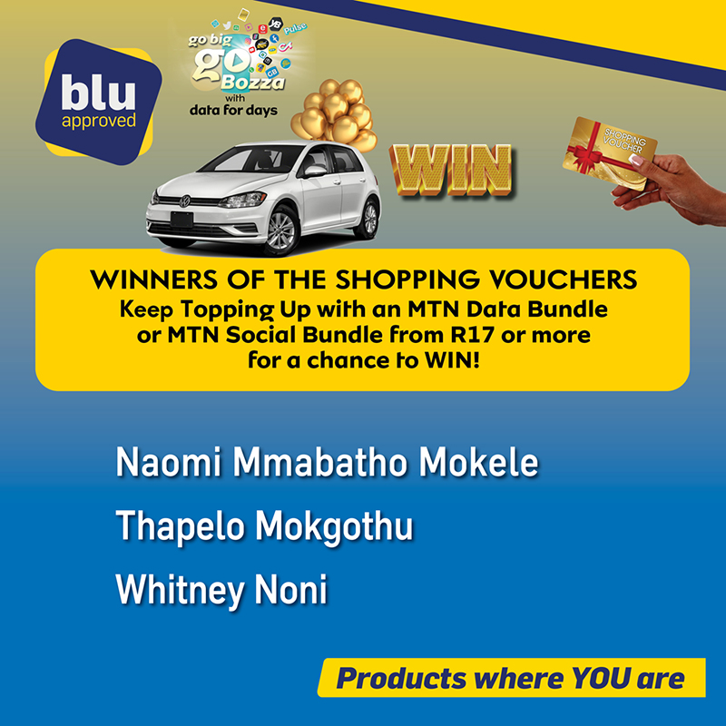 Blu Approved - Congratulations to our MTN competition...