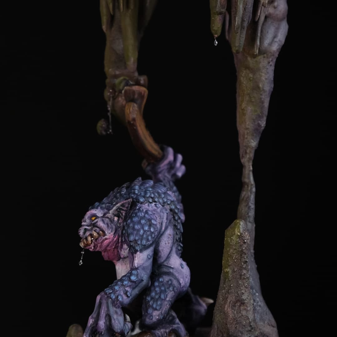 Figurine Troll Des Cavernes – Reaper Bones 77004, Miniature 55mm Pour JdR Fantasy, Non Peinte !