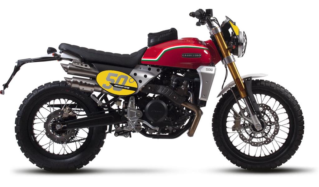 A new version of Caballero 500 is here. Scrambler model “Deluxe