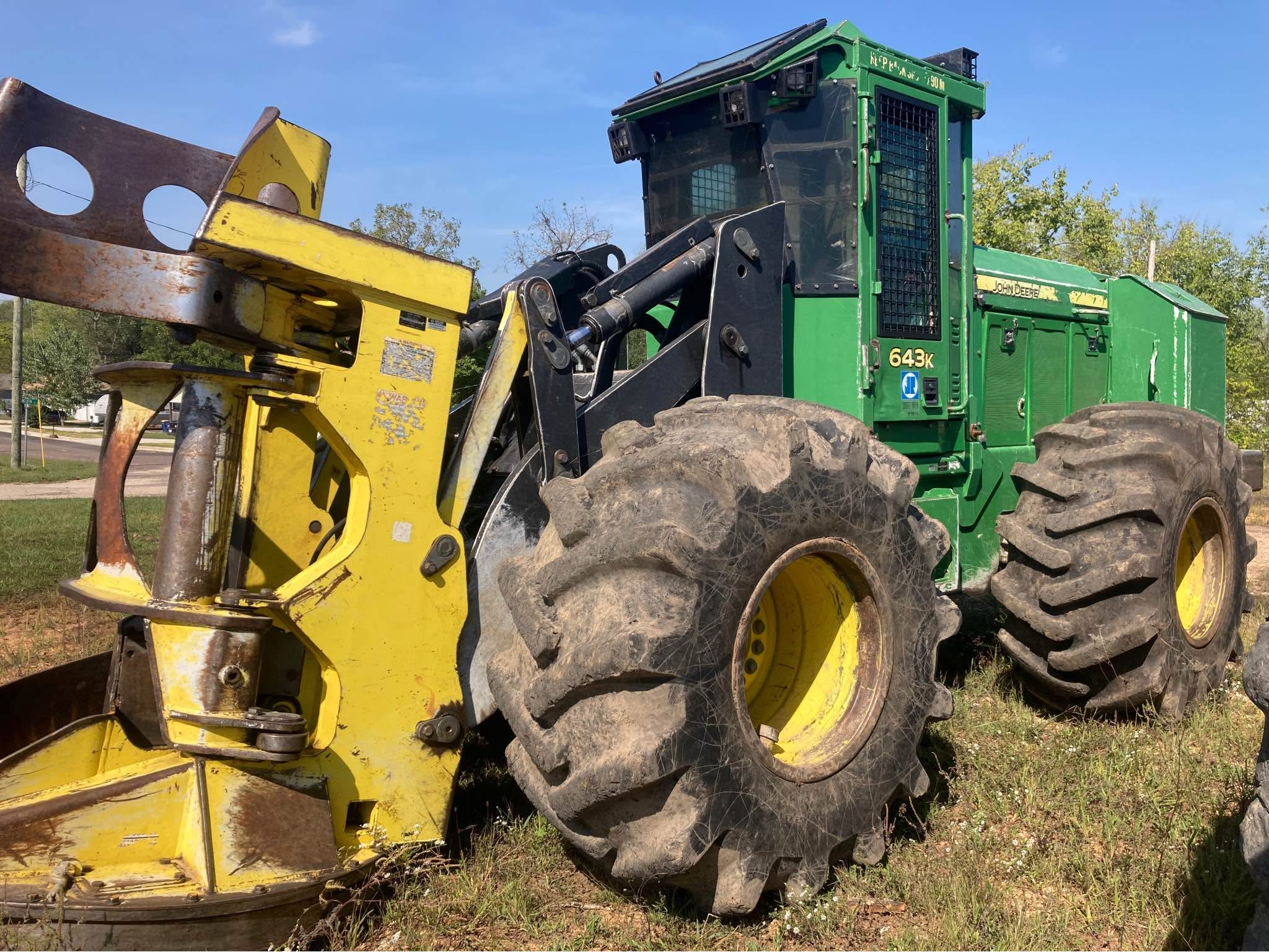 Logging Equipment For Sale | 2014 643k feller buncher / tree cutter ...