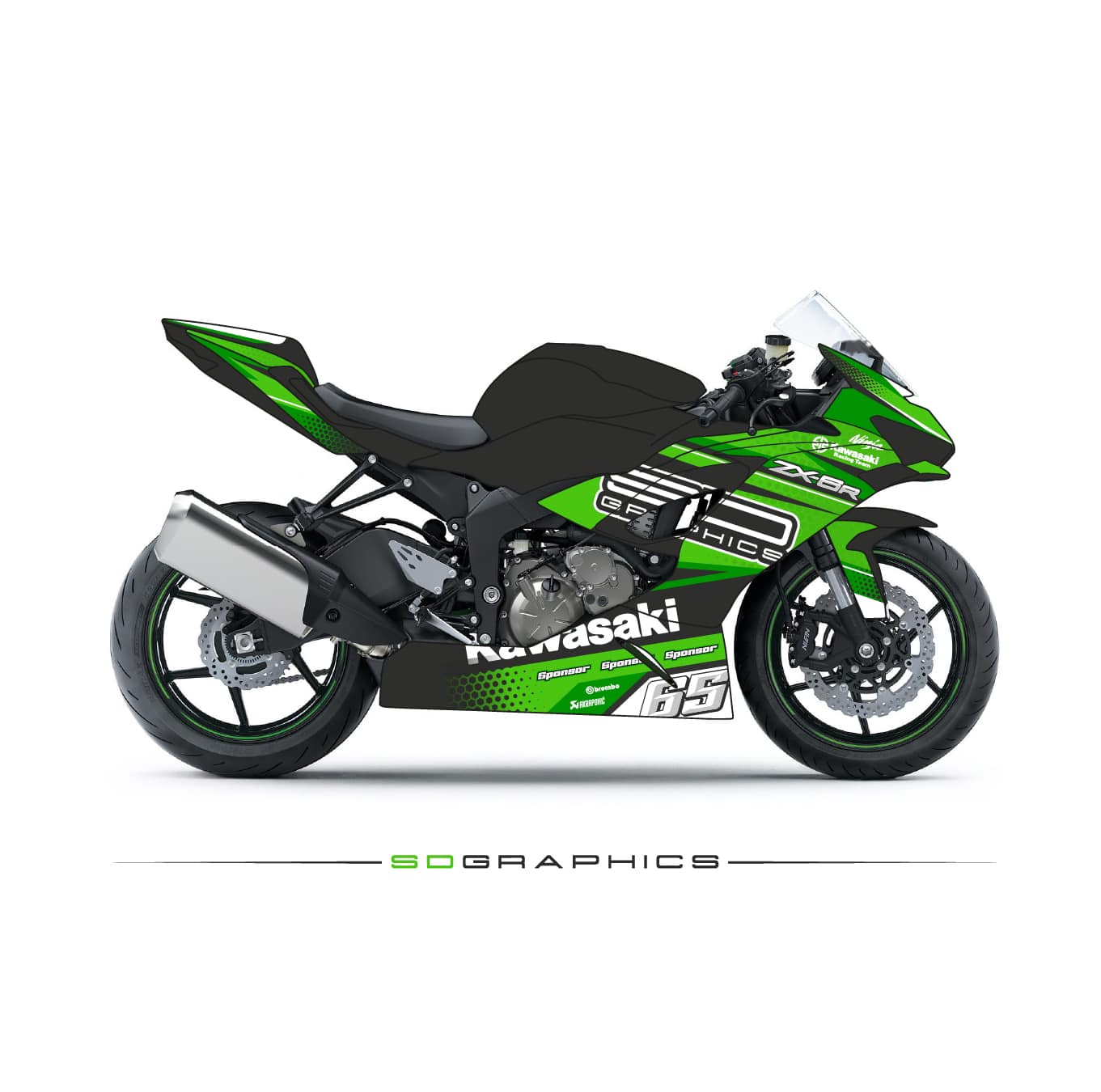 Now available: Kawasaki ZX6R 2019+ CRC fairings template and