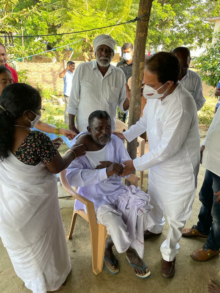 KR Suresh Reddy - Convincing people to take their vaccines... | Facebook