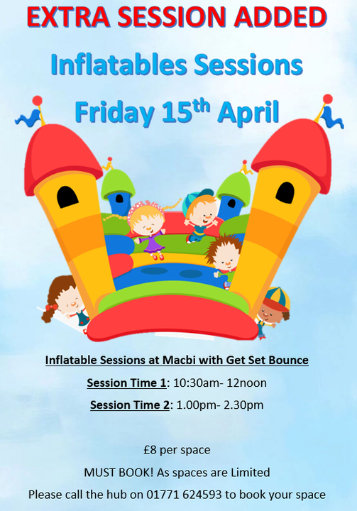 ** Inflatables Sessions NEXT... - MACBI Community Hub | Facebook