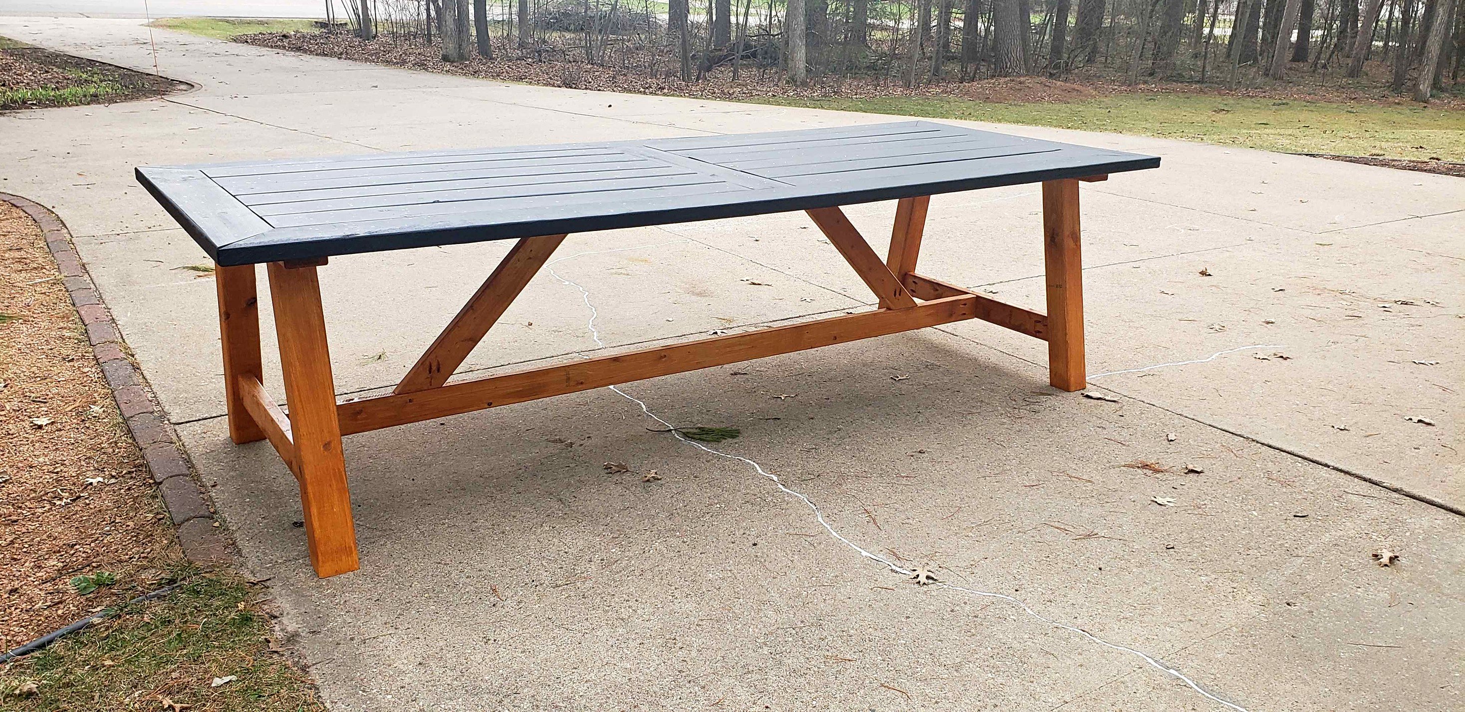 Outdoor Rectangle Table 39 width 6ft length 281/2” tall - Outdoor ...