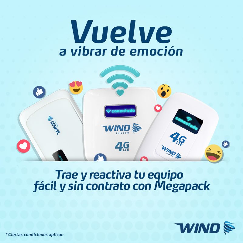 WIND telecom - ¡Vuelve a vibrar de emoción con Wind! 😍🌐... | Facebook