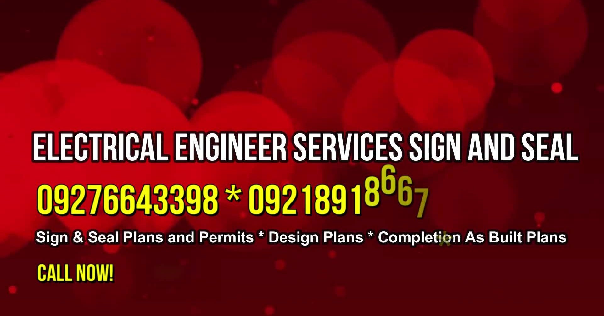 Electrical - Sign and seal / Designs / Building Permit / Signatory by ...