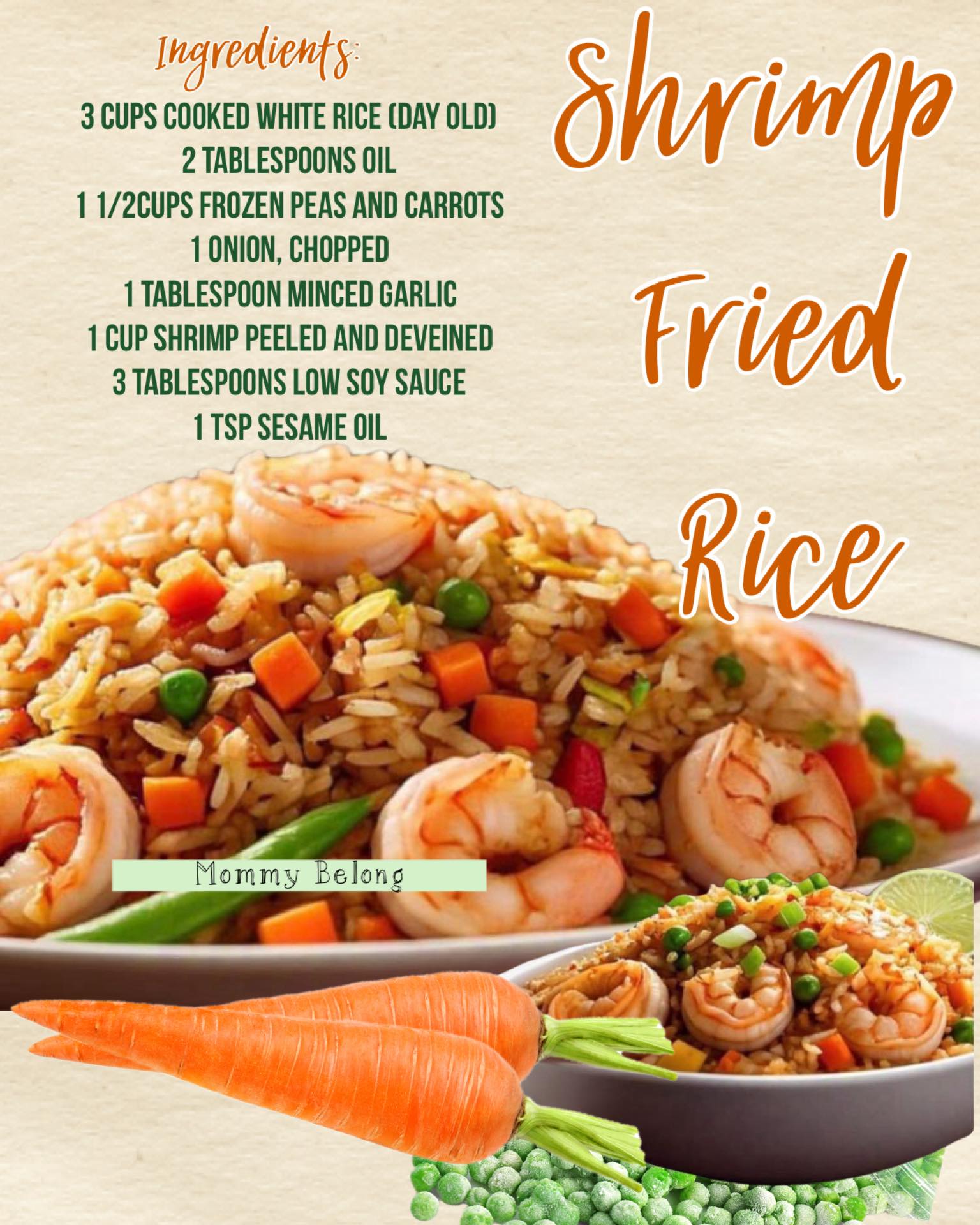 Everlou - Better-Than-Takeout Shrimp Fried Rice This shrimp fried rice ...