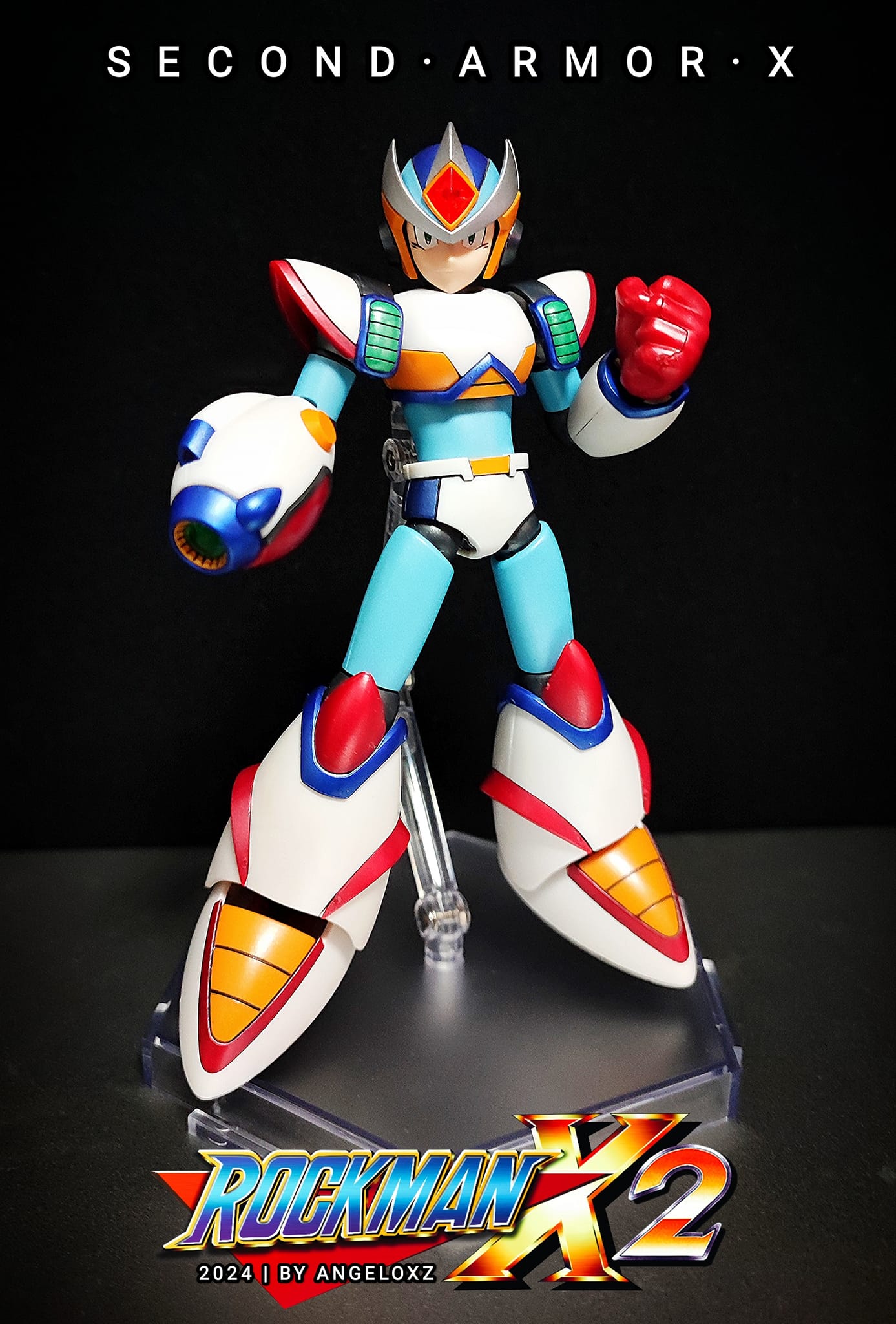 Review of Rockman X Second Armor model kit