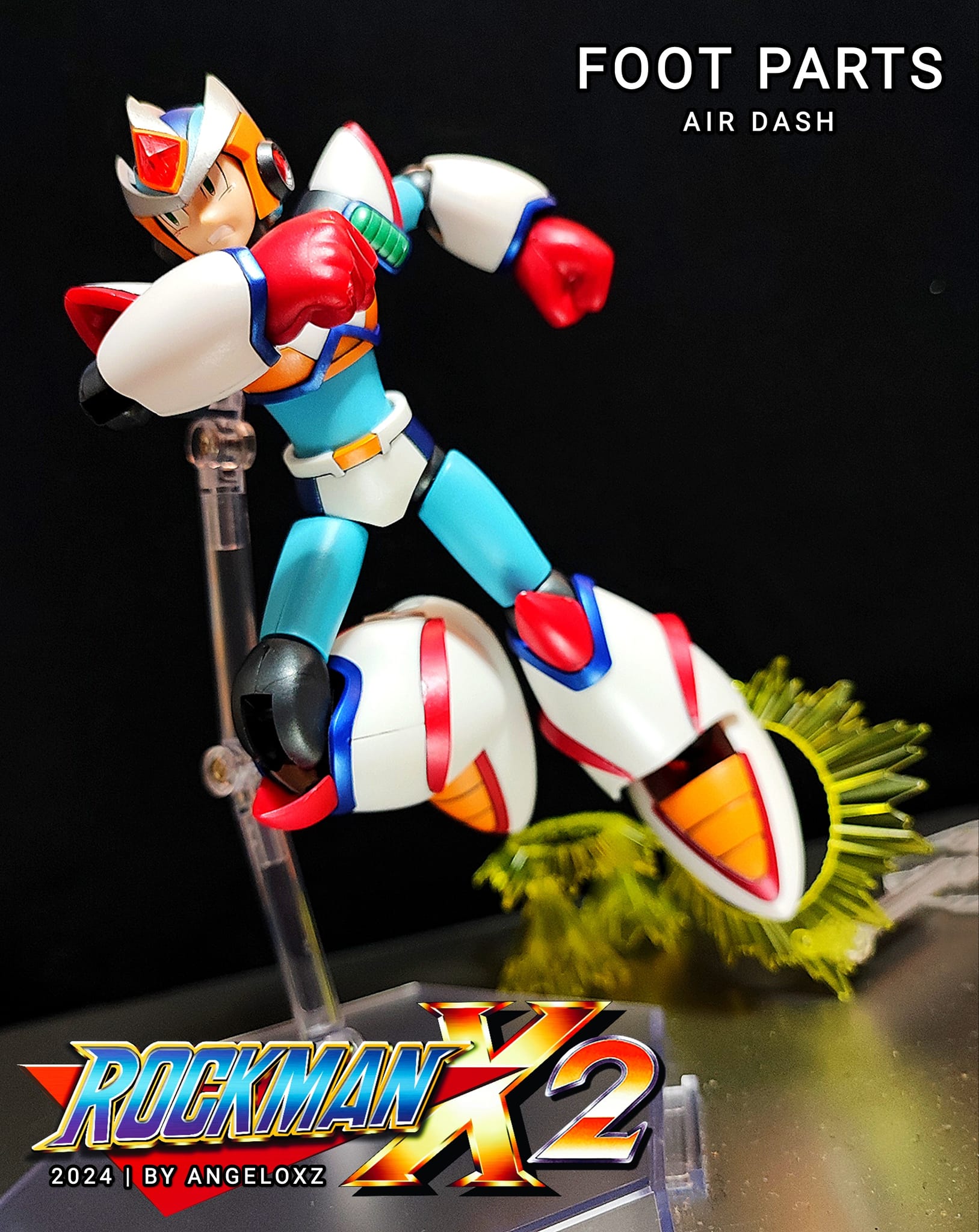 Review of Rockman X Second Armor model kit