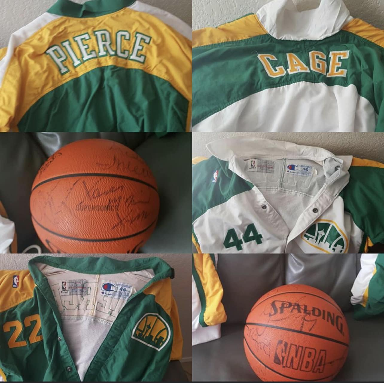 Seattle SuperSonics autograph collection for sale
