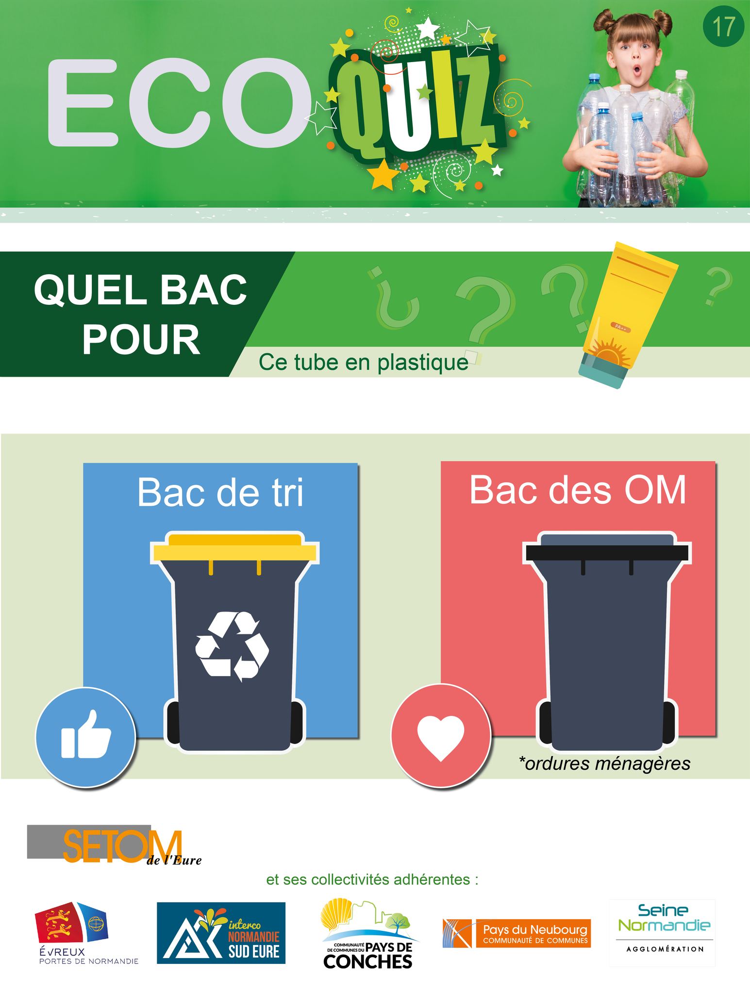 Setom de l'Eure - [Eco-Quiz] ♻️ Répondez à la question en... | Facebook