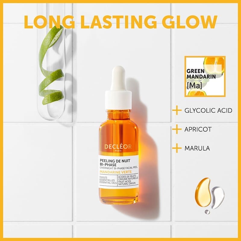 Beauty Within An Overnight Bi Phase Exfoliating Facial Peel With Green Mandarin Essential Oils Resurfacing Acids And Soothing Botanical Oils To Give The Skin A Natural Glow And To Help To Reduce