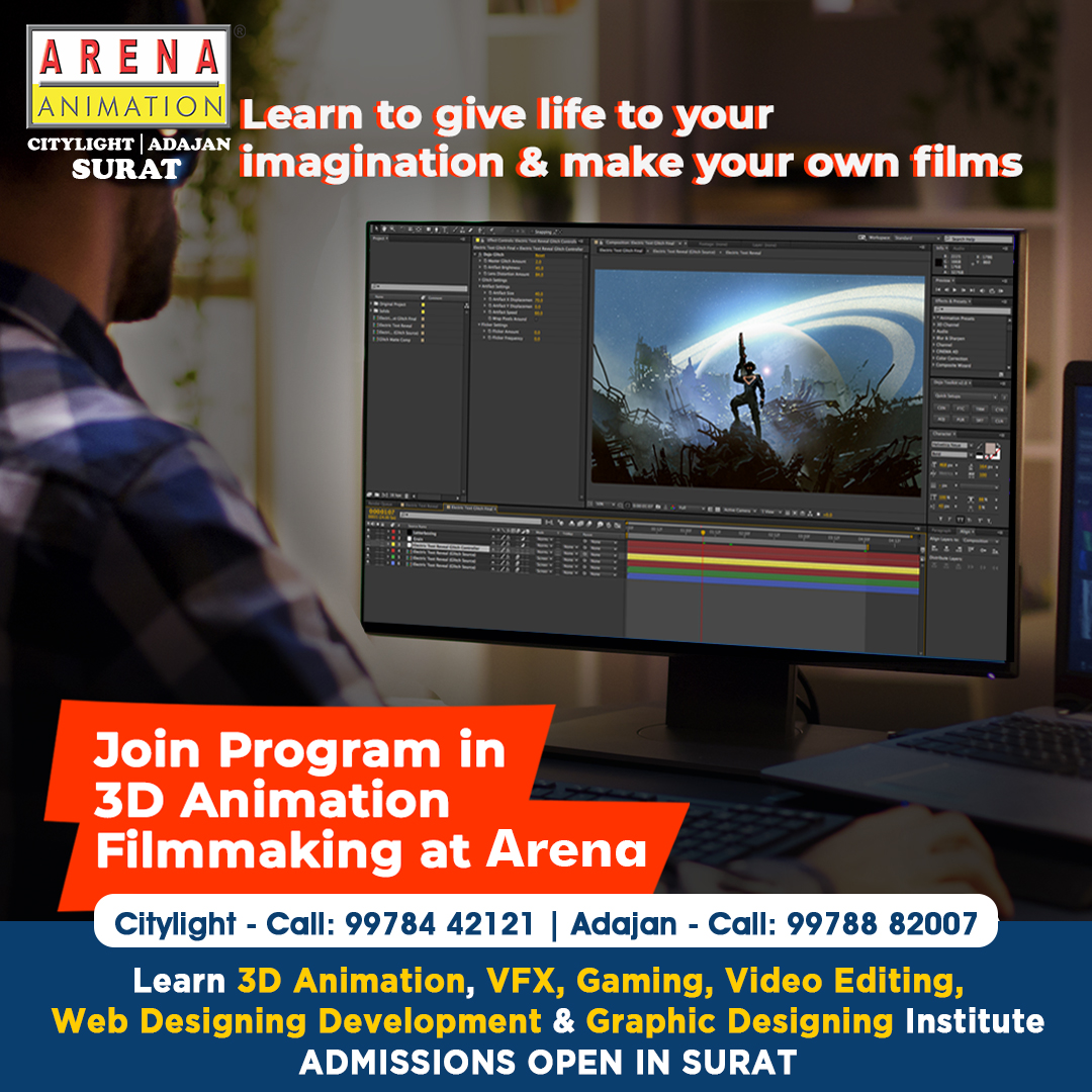 Animation & 3D character design... - Arena Animation Surat