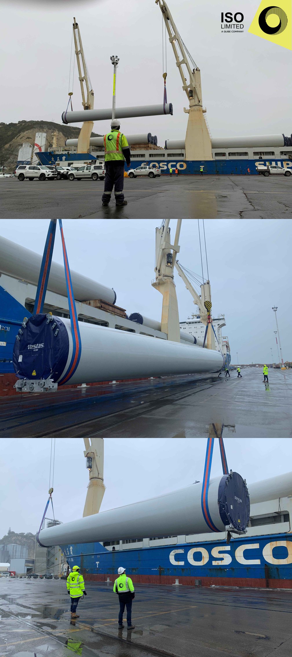 ISO Limited - 😎 Port of Napier team showing off their...