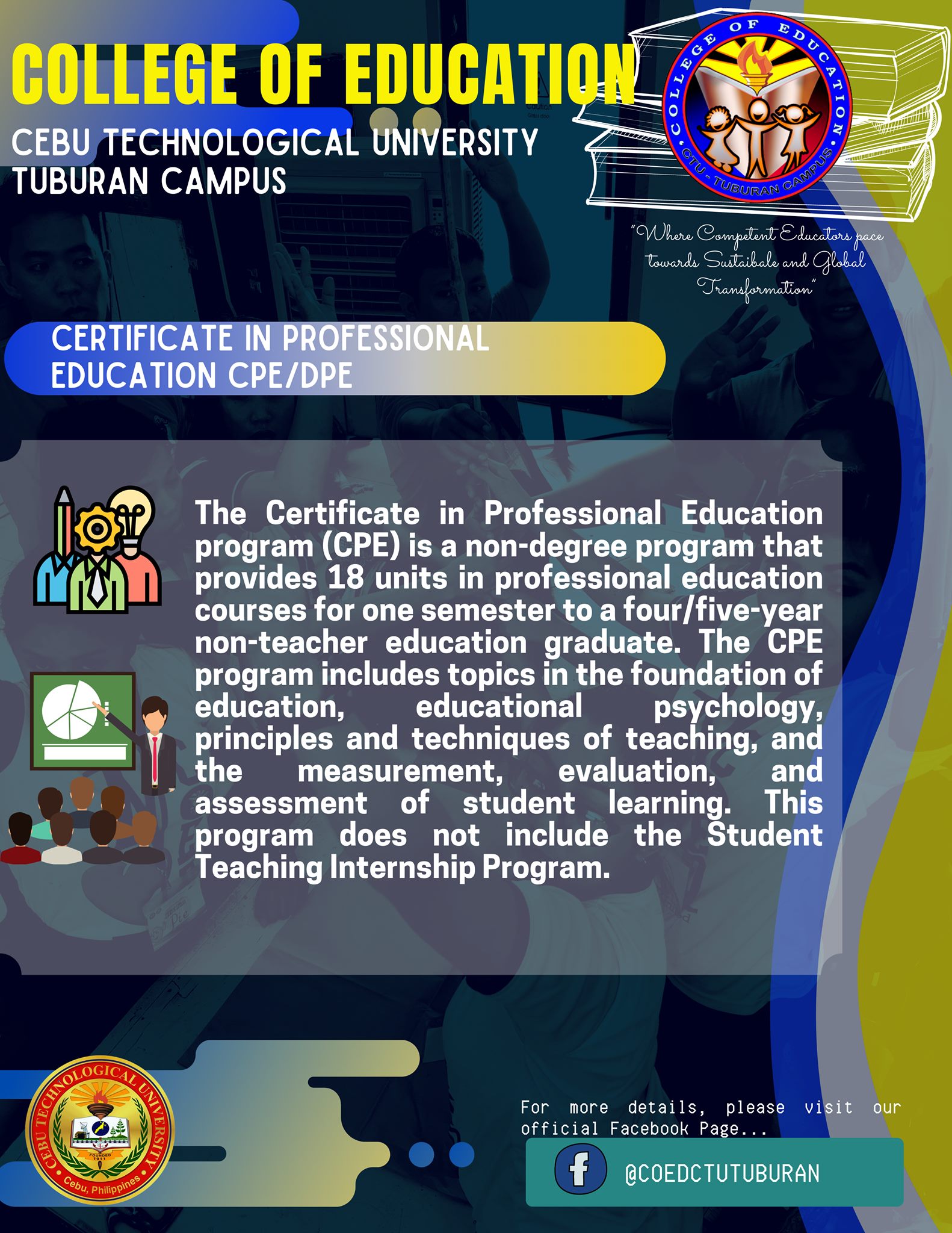Our CPE/DPE program... - College of Education - CTU Tuburan | Facebook