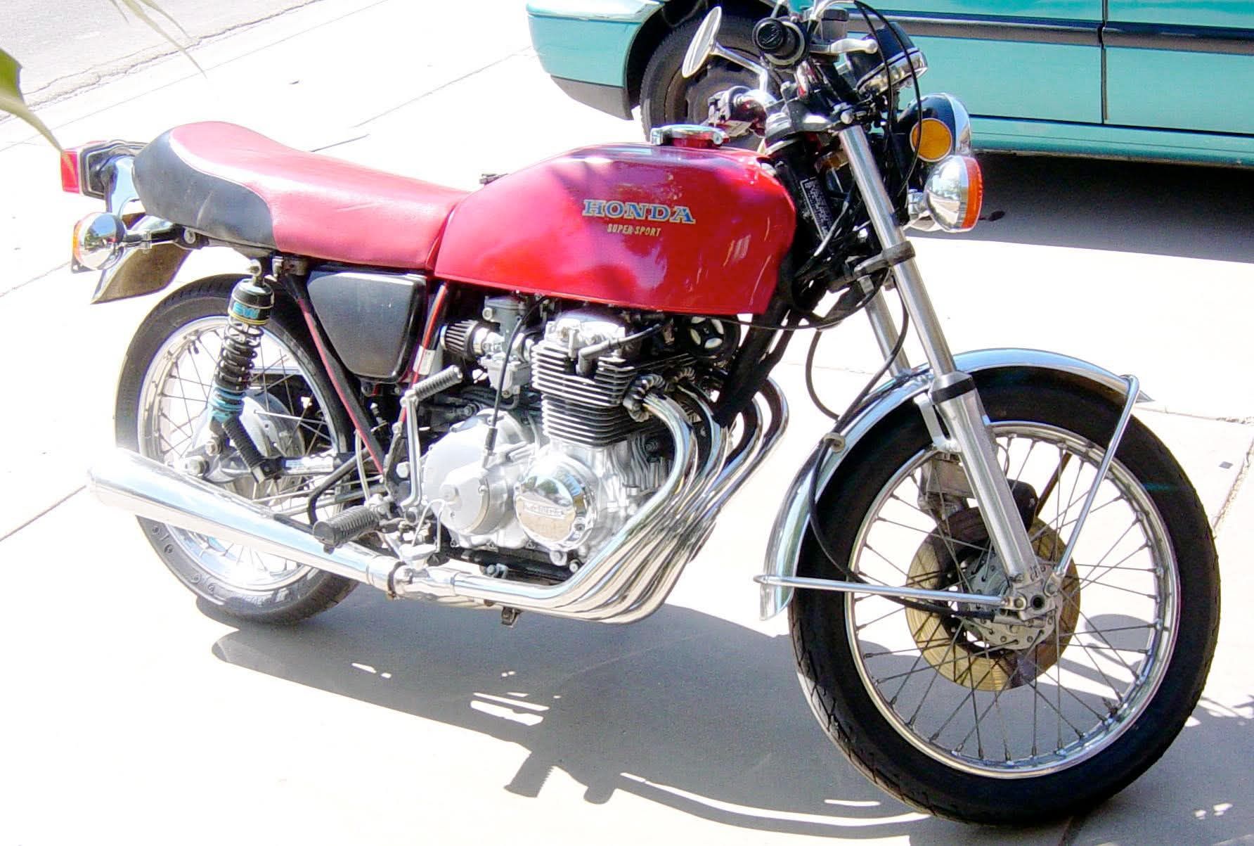 Honda CB400 Super Four stock air filter performance comparison