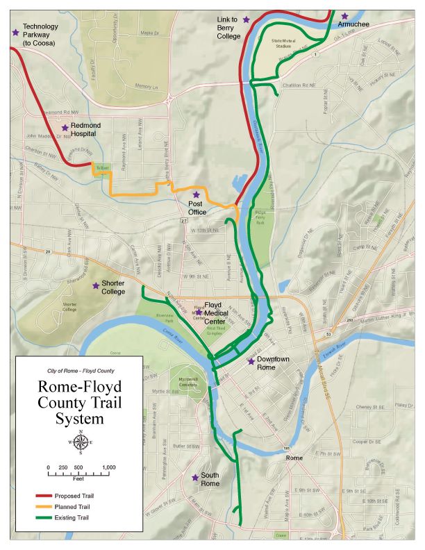 TRED of Rome/Floyd County - The newest portion of the Heritage Trail ...