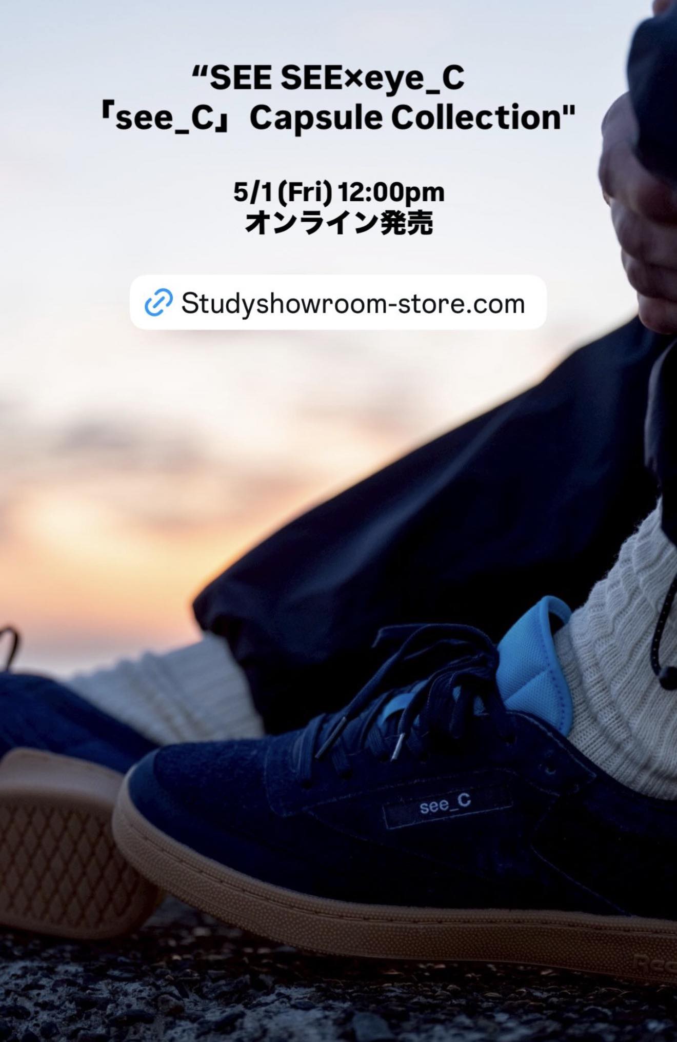 別注SEE SEE x eye_C club_C【NAVY】 價格：5780 規格：23,23.5,24 