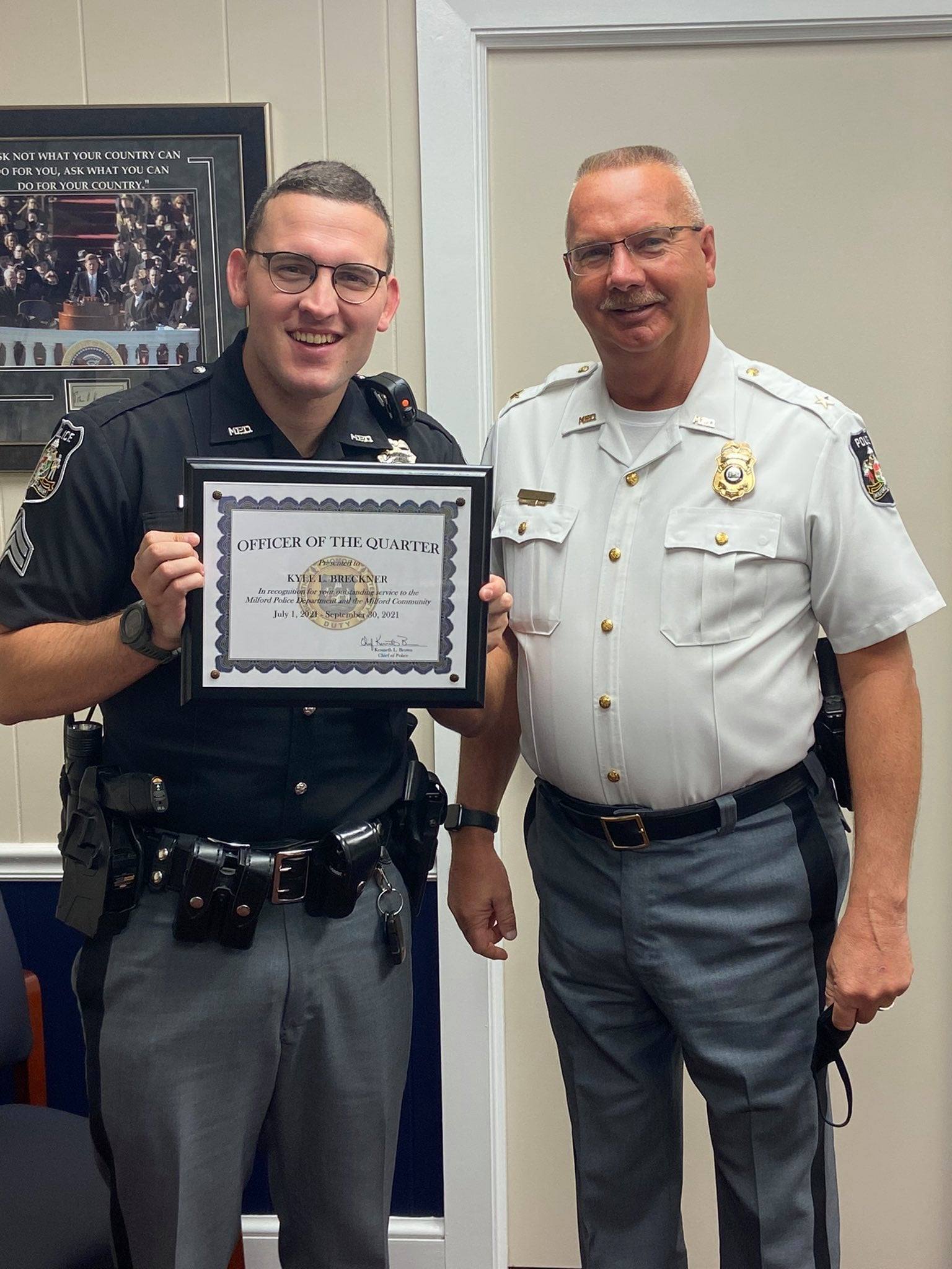 We’d like to congratulate... - Milford Police Department