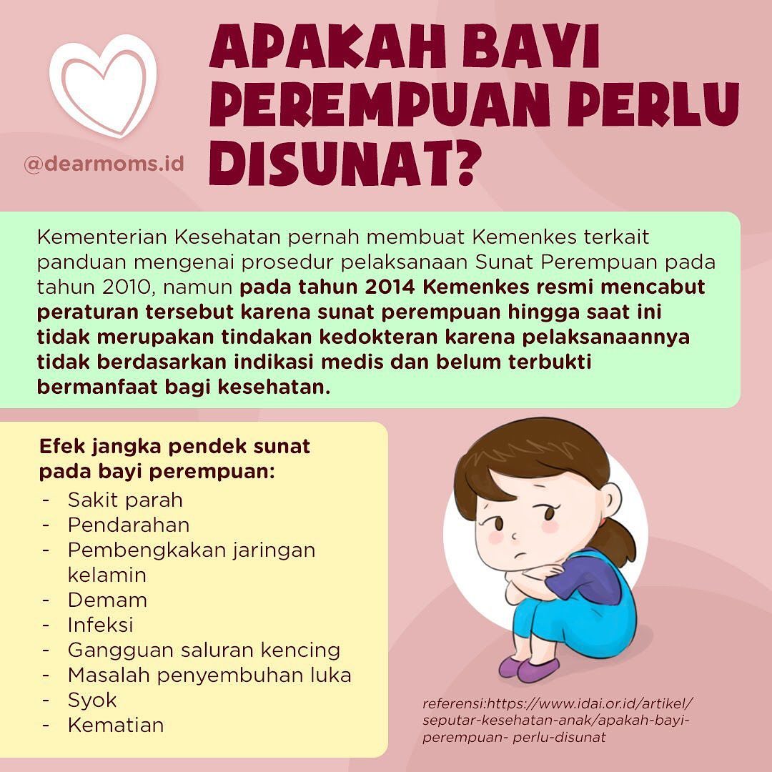 Dear - Moms, selain tindik telinga, banyak bayi perempuan juga ...