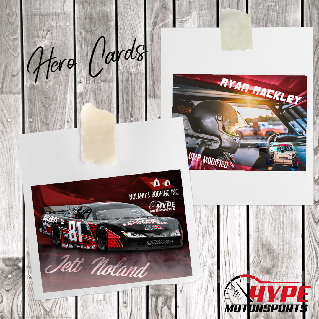 Fresh Hero Cards for Jett... - Hype Motorsports Management